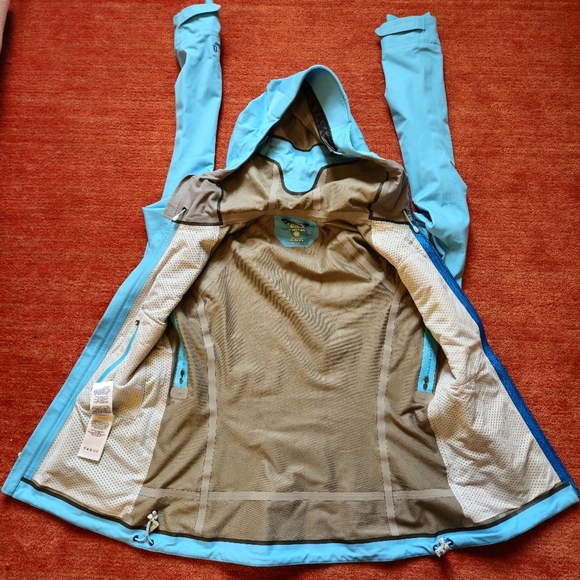 Mountain Hardwear Women's Zahra Waterproof Softshell Jacket Size Small Blue - Picture 7 of 15